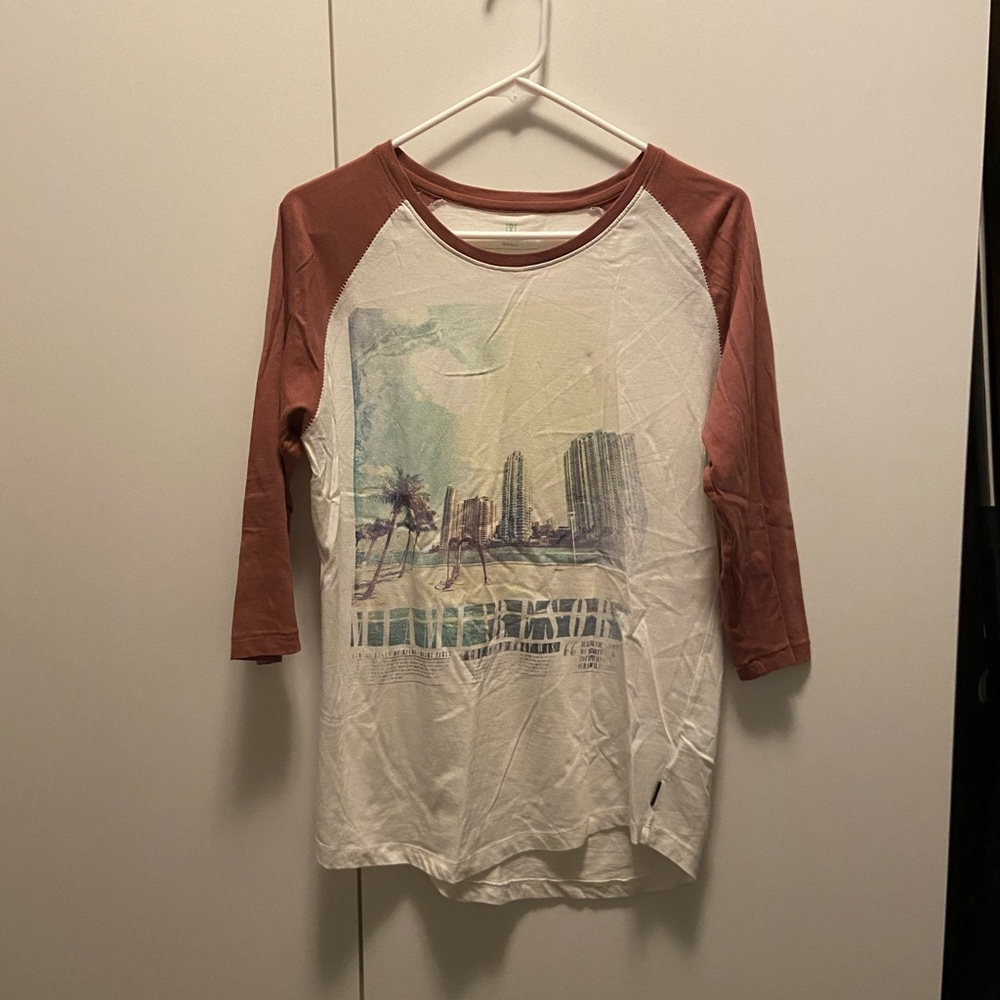 Cotton on baseball shirt